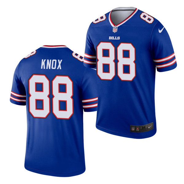 Mens Buffalo Bills #88 Dawson Knox Nike Royal Vapor Limited Jersey