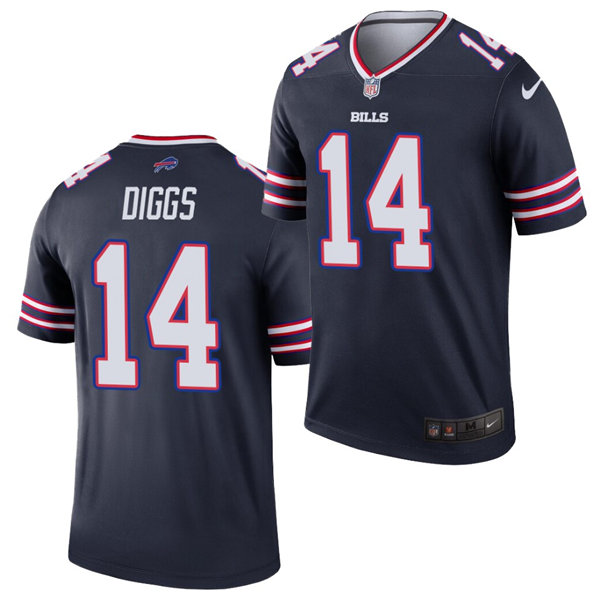 Mens Buffalo Bills #14 Stefon Diggs Nike Navy Inverted Legend Jersey