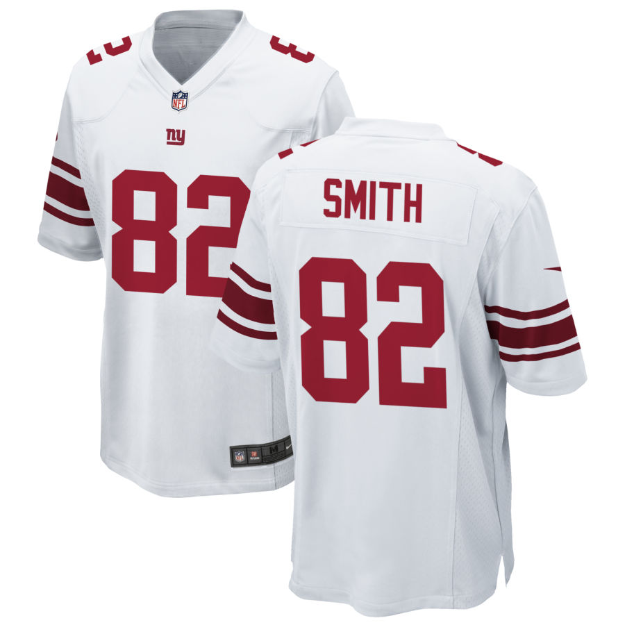 Mens New York Giants #82 Kaden Smith Nike White Vapor Untouchable Limited Jersey