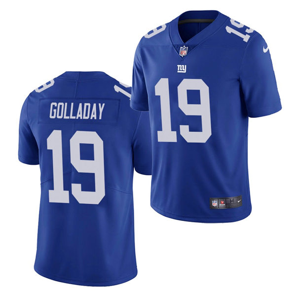 Men's New York Giants #19 Kenny Golladay Nike Royal Team Color Vapor Untouchable Limited Jersey