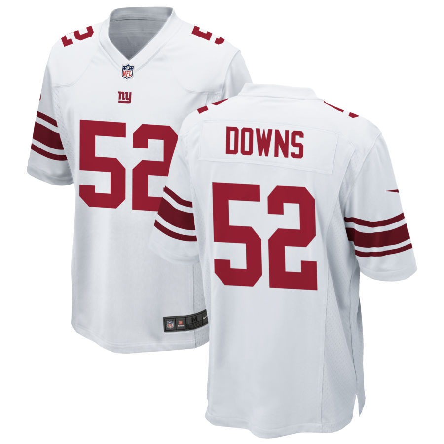 Mens New York Giants #52 Devante Downs Nike White Vapor Untouchable Limited Jersey
