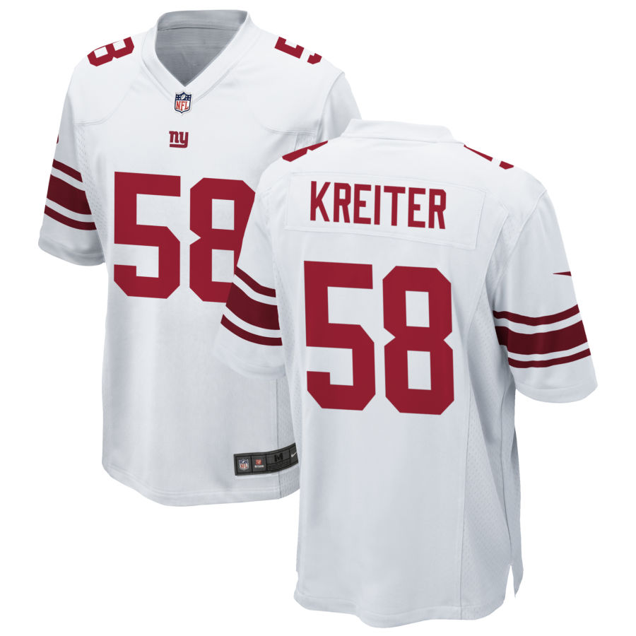 Mens New York Giants #58 Casey Kreiter Nike White Vapor Untouchable Limited Jersey Mens New York Giants #58 Casey Kreiter Nike White Vapor Untouchable Limited Jersey