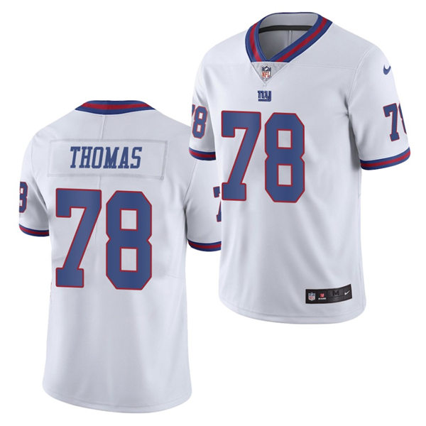 Mens New York Giants #78 Andrew Thomas Nike White Vapor Untouchable Color Rush Limited Player Jersey Mens New York Giants #78 Andrew Thomas Nike White Vapor Untouchable Color Rush Limited Player Jersey