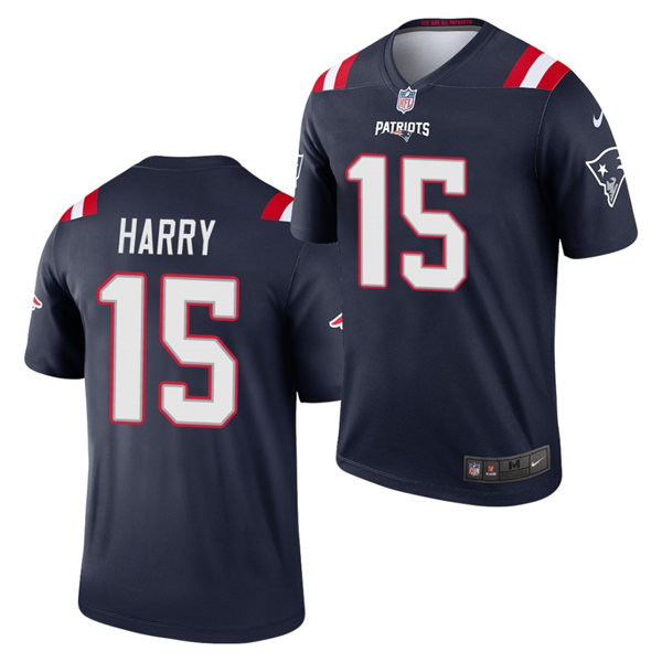Mens New England Patriots #15 N'Keal Harry Nike Color Rush Vapor Player Limited Jersey
