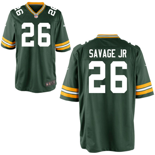 Youth Green Bay Packers #26 Darnell Savage Nike Green Vapor Limited Player Jersey