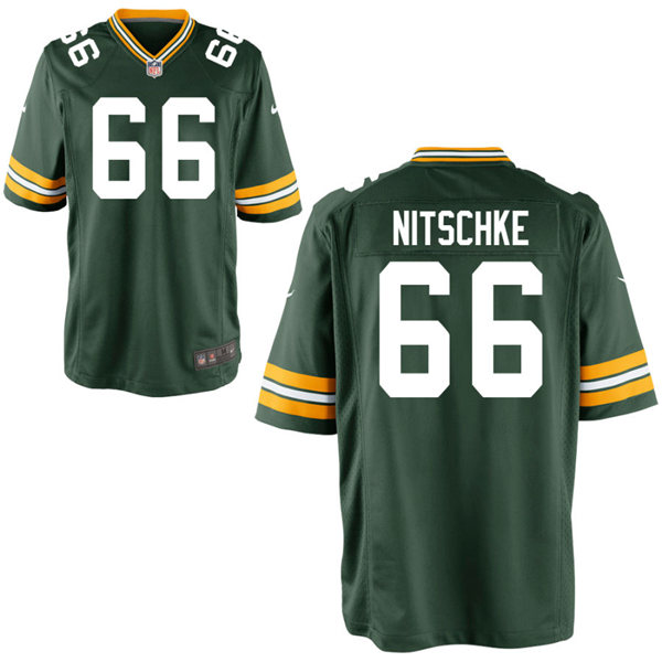 Youth Green Bay Packers Retired Player #66 Ray Nitschke Nike Green Vapor Limited Jersey