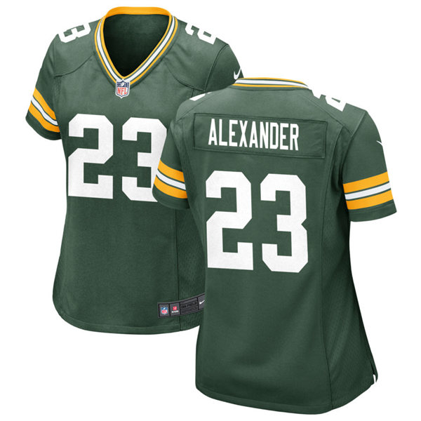 Womens Green Bay Packers #23 Jaire Alexander Nike Green Vapor Limited Player Jersey