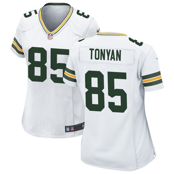 Womens Green Bay Packers #85 Robert Tonyan Nike White Vapor Limited Player Jersey Womens Green Bay Packers #85 Robert Tonyan Nike White Vapor Limited Player Jersey