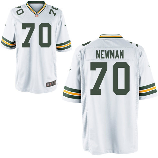 Mens Green Bay Packers #70 Royce Newman Nike White Vapor Limited Player Jersey