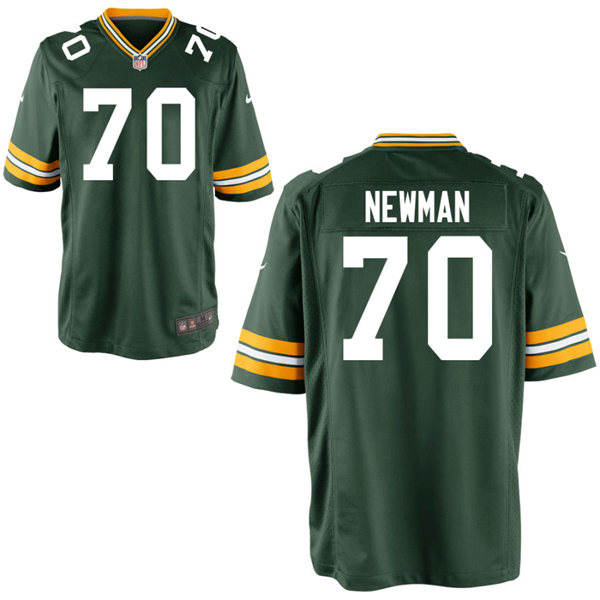 Mens Green Bay Packers #70 Royce Newman Nike Green Vapor Limited Player Jersey