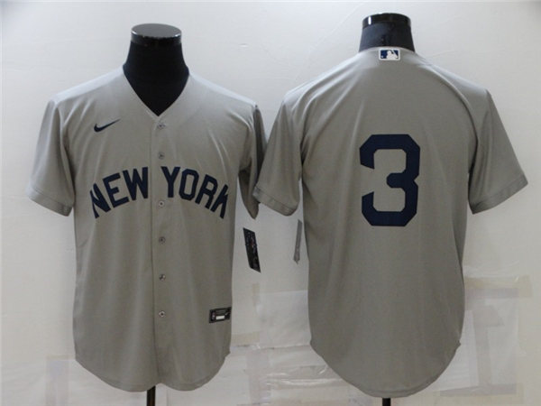 Womens New York Yankees #3 Babe Ruth Nike Gray 2021 Field of Dreams Jersey Womens New York Yankees #3 Babe Ruth Nike Gray 2021 Field of Dreams Jersey