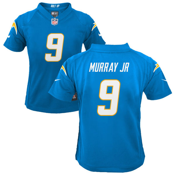 Youth Los Angeles Chargers #9 Kenneth Murray Jr. Nike Powder Blue Stitched Limited Jersey