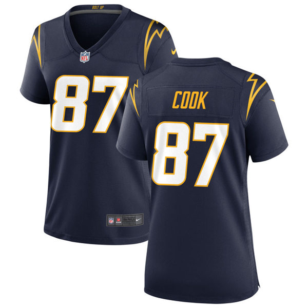 Womens Los Angeles Chargers #87 Jared Cook Nike Navy Alternate Limited Jersey