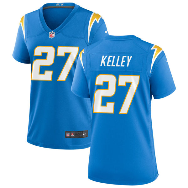 Womens Los Angeles Chargers #27 Joshua Kelley Nike Powder Blue Limited Jersey