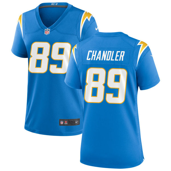 Womens Los Angeles Chargers Retired Player #89 Wes Chandler Nike Powder Blue Limited Jersey Womens Los Angeles Chargers Retired Player #89 Wes Chandler Nike Powder Blue Limited Jersey