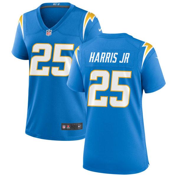 Womens Los Angeles Chargers #25 Chris Harris Jr. Nike Powder Blue Limited Jersey