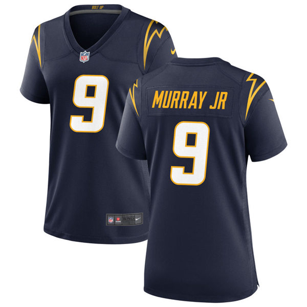 Womens Los Angeles Chargers #9 Kenneth Murray Jr. Stitched Nike Navy Jersey