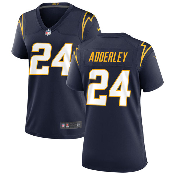 Womens Los Angeles Chargers #24 Nasir Adderley Nike Navy Alternate Limited Jersey