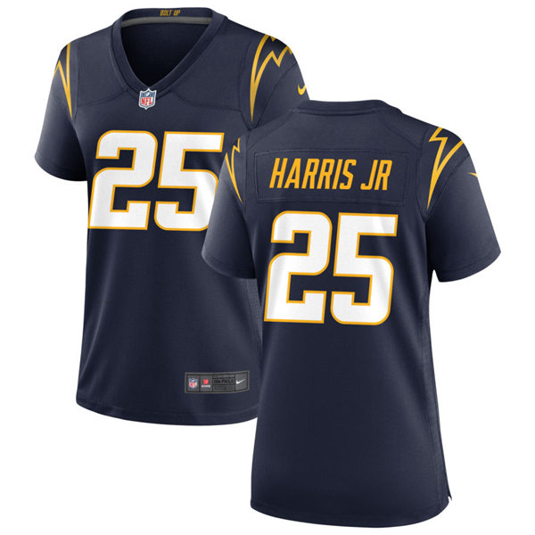 Womens Los Angeles Chargers #25 Chris Harris Jr. Nike Navy Alternate Limited Jersey