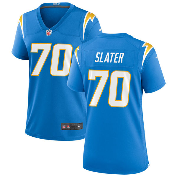 Womens Los Angeles Chargers #70 Rashawn Slater Nike Powder Blue Limited Jersey