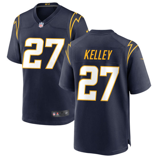 Mens Los Angeles Chargers #27 Joshua Kelley Nike Navy Alternate Vapor Limited Jersey