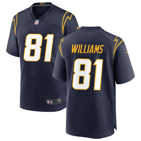 Mens Los Angeles Chargers #81 Mike Williams Nike Navy Alternate Vapor Limited Jersey