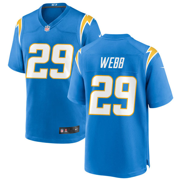 Mens Los Angeles Chargers #29 Mark Webb Nike Powder Blue Vapor Limited Jersey