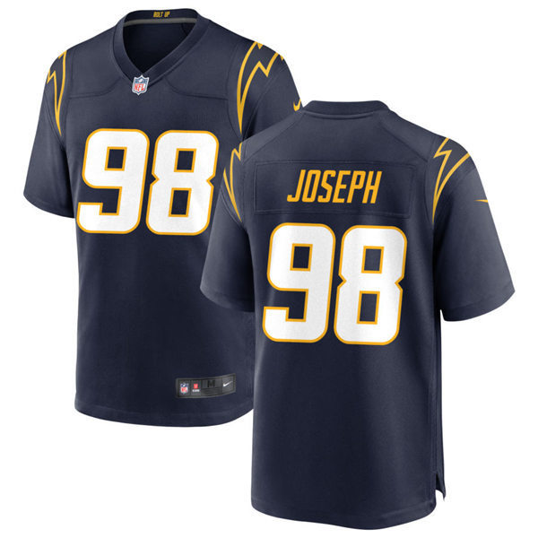 Mens Los Angeles Chargers #98 Linval Joseph Nike Navy Alternate Vapor Limited Jersey
