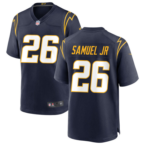 Mens Los Angeles Chargers #26 Asante Samuel Jr. Nike Navy Alternate Vapor Limited Jersey