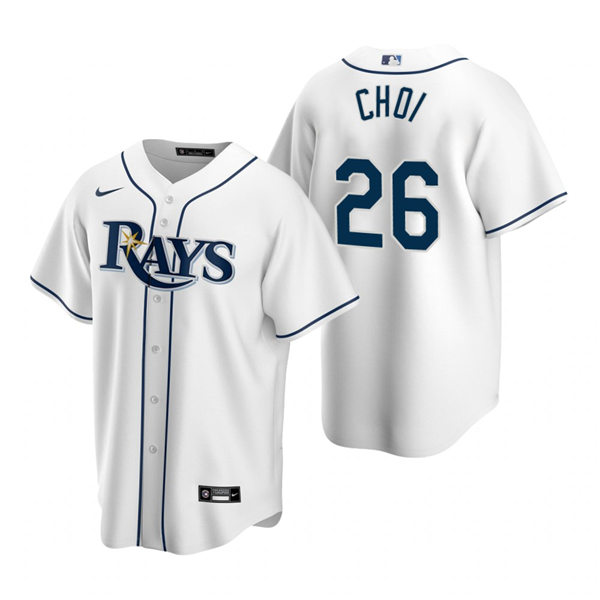 Youth Tampa Bay Rays #26 Ji-Man Choi Nike White Home Stitched MLB Jersey Youth Tampa Bay Rays #26 Ji-Man Choi Nike White Home Stitched MLB Jersey