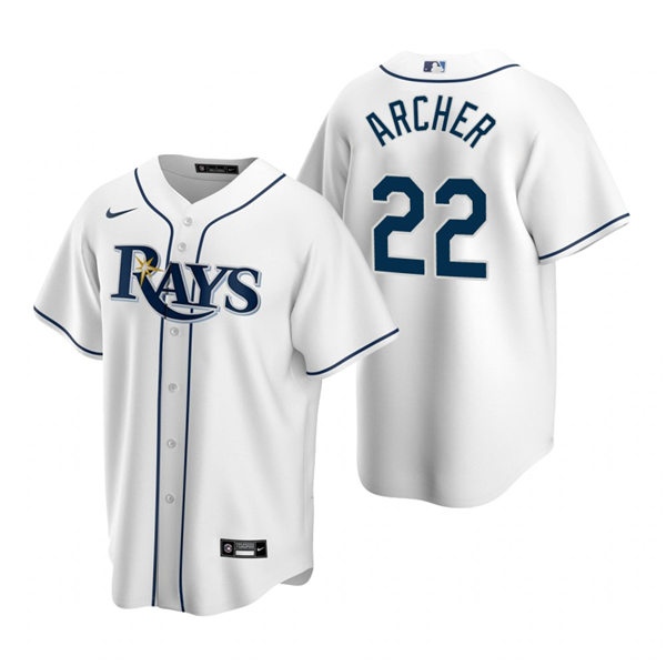 Womens Tampa Bay Rays #22 Chris Archer Nike White Home Stitched MLB Jersey