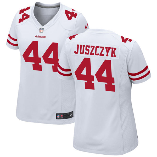 Womens San Francisco 49ers #44 Kyle Juszczyk Nike White Limited Player Jersey
