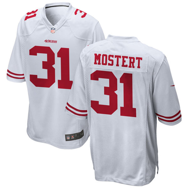 Youth San Francisco 49ers #31 Raheem Mostert Nike White Limited Player Jersey