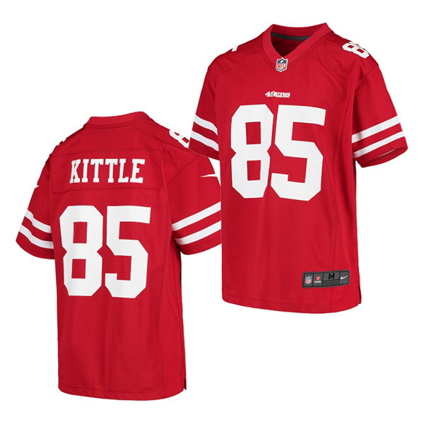 Youth San Francisco 49ers #85 George Kittle (2)