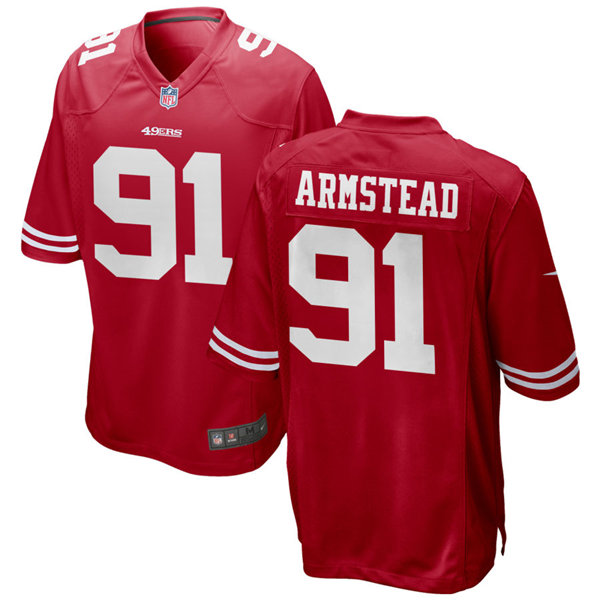 Youth San Francisco 49ers #91 Arik Armstead Nike Scarlet Limited Player Jersey Youth San Francisco 49ers #91 Arik Armstead Nike Scarlet Limited Player Jersey
