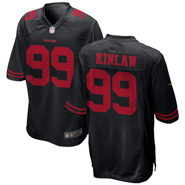 Youth San Francisco 49ers #99 Javon Kinlaw Nike Black Limited Player Jersey