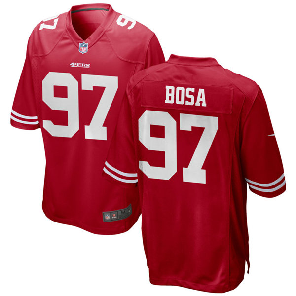 Youth San Francisco 49ers #97 Nick Bosa Nike Scarlet Limited Player Jersey