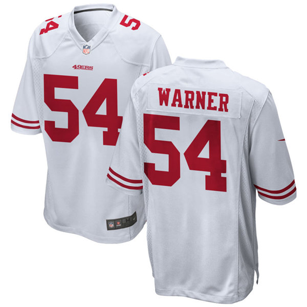 Youth San Francisco 49ers #54 Fred Warner Nike White Limited Player Jersey