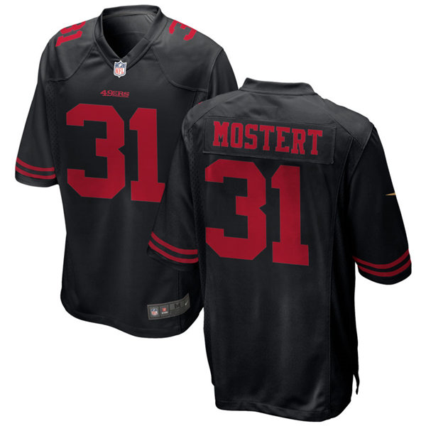 Youth San Francisco 49ers #31 Raheem Mostert Nike Black Limited Player Jersey