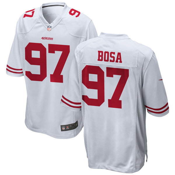 Youth San Francisco 49ers #97 Nick Bosa Nike White Limited Player Jersey