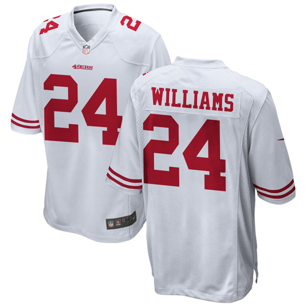 Mens San Francisco 49ers #24 K'Waun Williams Nike White Vapor Limited Player Jersey