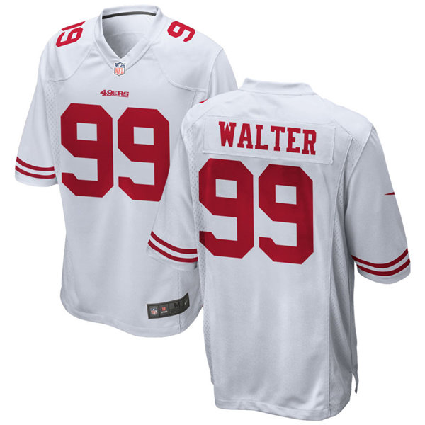 Mens San Francisco 49ers Retired Player #99 Mike Walter Nike White Vapor Limited Player Jersey