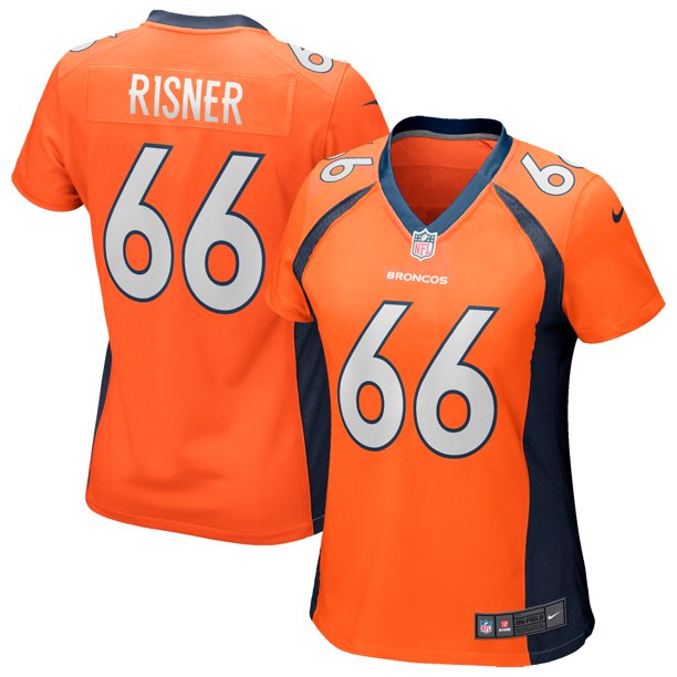 Womens Denver Broncos #66 Dalton Risner Nike Orange Limited Player Jersey