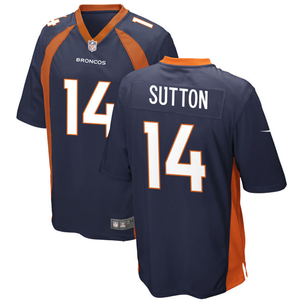 Youth Denver Broncos #14 Courtland Sutton Nike Navy Limited Player Jersey