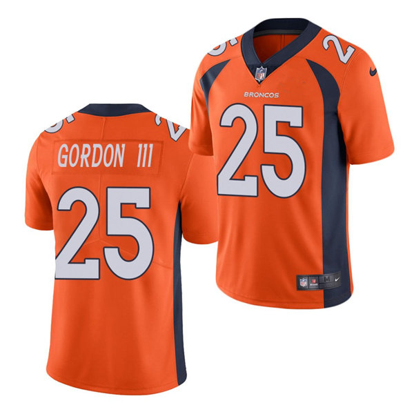 Youth Denver Broncos #25 Melvin Gordon Nike Orange Limited Player Jersey