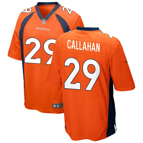 Mens Denver Broncos #29 Bryce Callahan Nike Orange Vapor Untouchable Limited Jersey