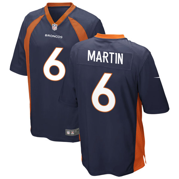 Mens Denver Broncos #6 Sam Martin Nike Navy Vapor Untouchable Limited Jersey