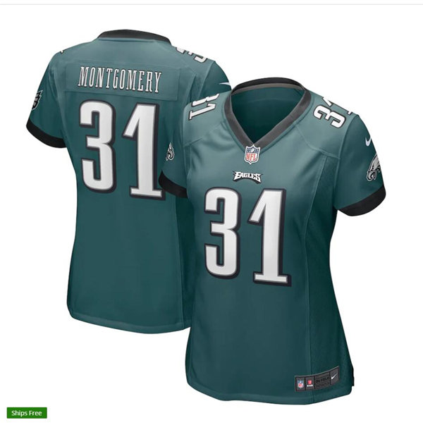 Womens Philadelphia Eagles Retired Player #31 Wilbert Montgomery Nike Midnight Green Limited Jersey Womens Philadelphia Eagles Retired Player #31 Wilbert Montgomery Nike Midnight Green Limited Jersey