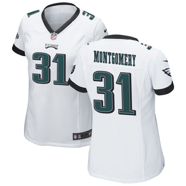 Womens Philadelphia Eagles Retired Player #31 Wilbert Montgomery Nike White Limited Jersey Womens Philadelphia Eagles Retired Player #31 Wilbert Montgomery Nike White Limited Jersey