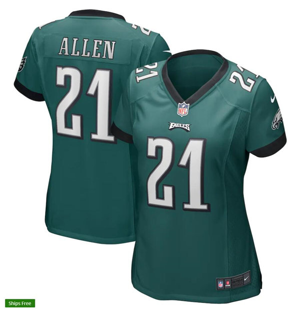 Womens Philadelphia Eagles Retired Player #21 Eric AllenNike Midnight Green Limited Jersey Womens Philadelphia Eagles Retired Player #21 Eric AllenNike Midnight Green Limited Jersey
